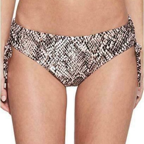 NWOT CALVIN KLEIN Women's Snakeskin Print Bikini Bottom Size XL - Picture 1 of 5